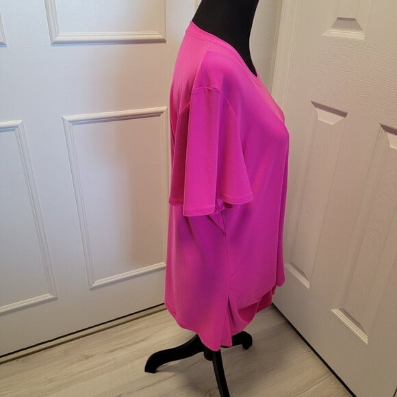 Artex Fashions Pink Tie Pullover Top Size XL NWOT - Picture 9 of 14